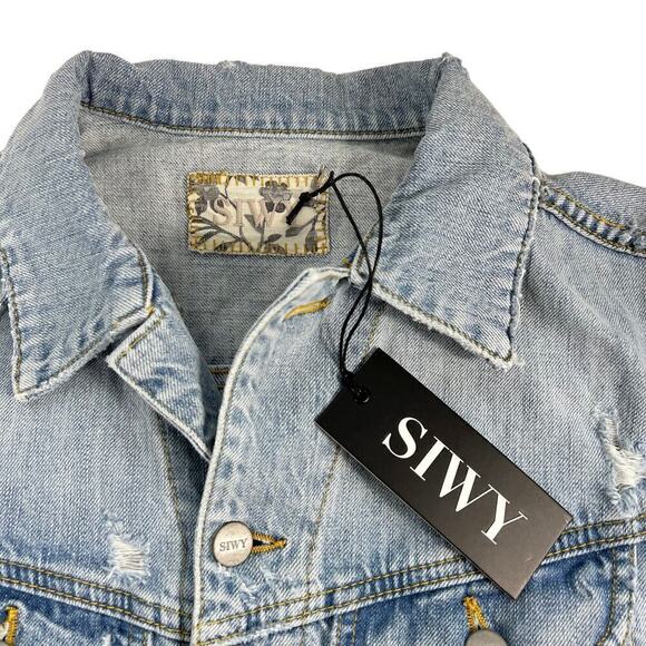 New Women’s Siwy Evy Oversized Jacket In Thelma And Louise Size S - Picture 3 of 12